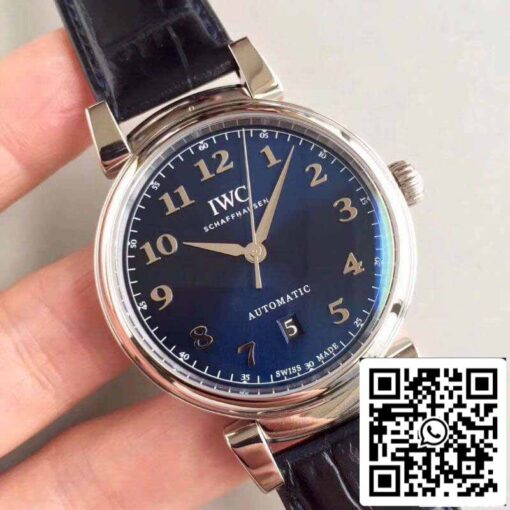 IWC Da Vinci IW356605 MKS Factory 1:1 Best Edition Swiss ETA2892 Blue Dial With Silver Markers - Image 9