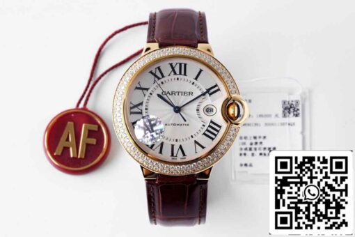 Replica Ballon Bleu De Cartier 42MM WE9007Z3 AF Factory Yellow Gold Case