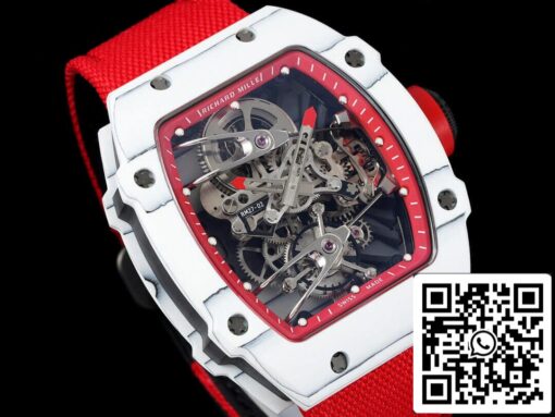 Richard Mille RM27-02 Rafael Nadal Tourbillon 1:1 Best Edition RM Factory Red Strap - Image 8