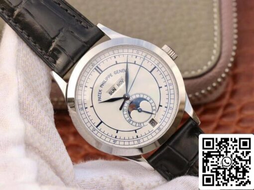 Patek Philippe Complications Annual Calendar 5396G-001 KM Factory 1:1 Best Edition Swiss ETA324S White Dial - Image 8