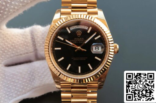 Rolex Day Date M228238-0004 1:1 Best Edition EW Factory Black Dial