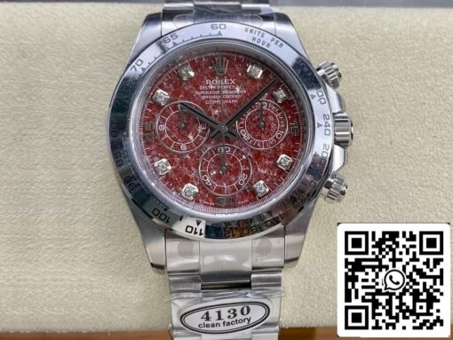 Rolex Cosmograph Daytona 116589 1:1 Best Edition Clean Factory Pomegranate Dial