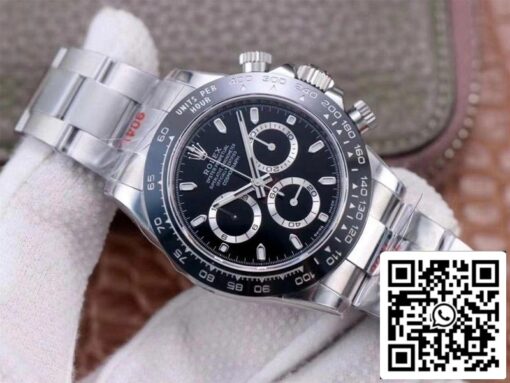 Rolex Cosmograph Daytona M116500LN-0002 1:1 Best Edition Noob Factory Black Dial Swiss ETA4130 – Bild 9