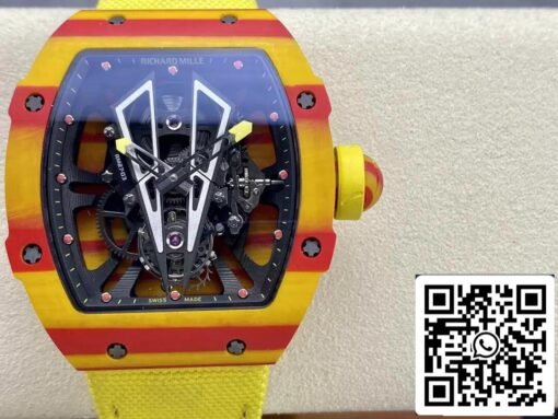 Richard Mille RM27-03 Tourbillon 1:1 Best Edition BBR Factory Yellow Strap