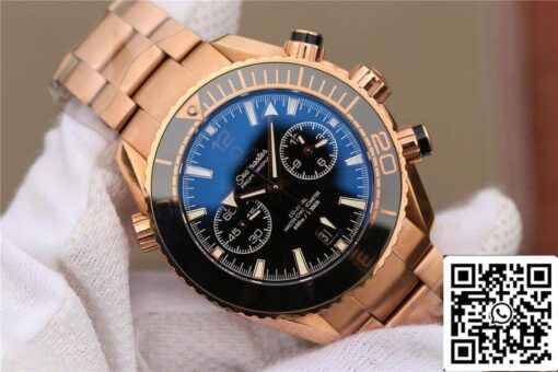 Omega Seamaster Ocean Universe Timing 232.63.46 1:1 Best Edition OM Factory Rose Gold - Imagen 9