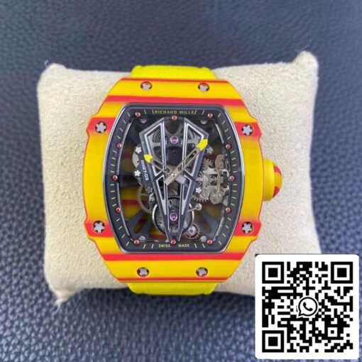 Richard Mille RM27-03 Rafael Nadal Tourbillon 1:1 Best Edition RM Factory Yellow Strap