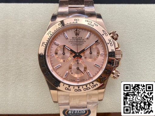 Rolex Daytona M116505-0012 1:1 Best Edition BT Factory Rose Gold – Image 5