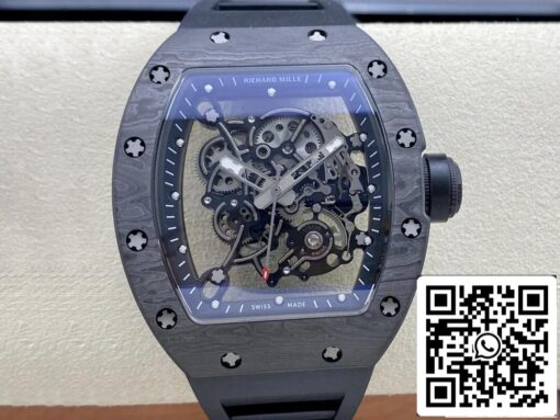 Richard Mille RM-055 1:1 Best Edition BBR Factory Carbon Fiber - 이미지 2