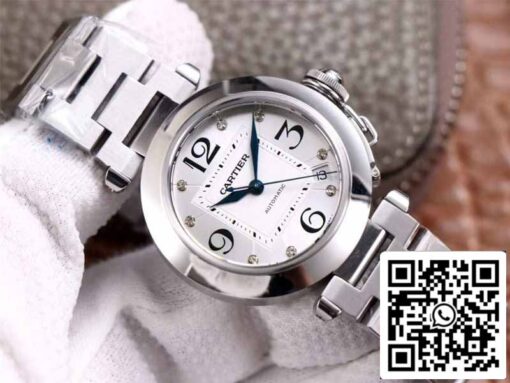 Cartier Pasha W31073M7 1:1 Best Edition V9 Factory Silver Dial Swiss Cal.049 - Image 8