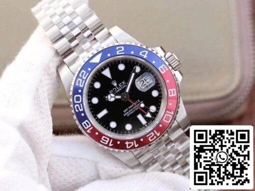 Rolex GMT-Master II 126710BLRO GM Factory 1:1 Best Edition Swiss ETA2836 Black Dial - Image 8