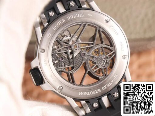 Roger Dubuis Excalibur Spidr RDDBEX0479 1:1 Best Edition JB Factory Tourbillon Black Strap - Image 10