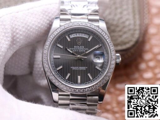 Rolex Day Date M228349RBR-0008 1:1 Best Edition EW Factory Grey Dial