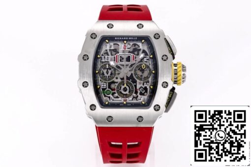 Richard Mille RM11-03RG 1:1 Best Edition KV Factory Titanium Case - Image 9