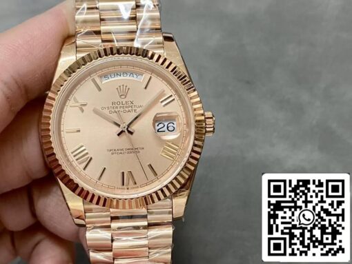 Rolex Day Date M228235-0001 1:1 Best Edition GM Factory Rose Gold V2