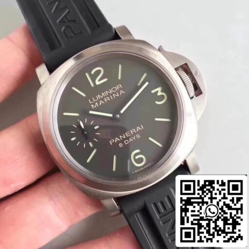 Panerai Luminor PAM510 ZF Factory Men Watches 1:1 Best Edition Swiss ETA P5000 Black Rubber Strap - Image 8