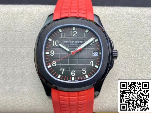 Patek Philippe Aquanaut PP5167 1:1 Best Edition ZF Factory DLC Black Dial