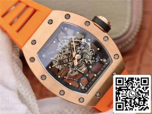 Richard Mille RM035 Americas KV Factory 1:1 Best Edition Orange Strap – Bild 10