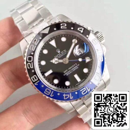 Rolex GMT-Master II 116710BLNR Noob Factory 1:1 Best Edition Swiss ETA2836-2 - Image 8