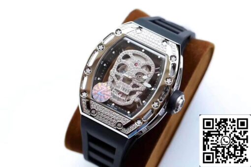 Richard Mille RM052 Z Factory 1:1 Best Edition Swiss ETA6T51 black strap - Image 9