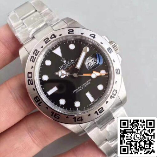 Rolex Explorer II 216570 Noob Factory V7 Men Watches 1:1 Best Edition Swiss ETA3187 Black Dial - Image 9