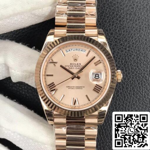 Rolex Day Date M228238-0006 1:1 Best Edition EW Factory Gold Dial