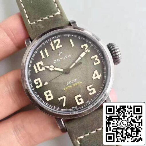 Zenith Pilot 11.1943.679/63.C800 XF Factory 1:1 Best Edition Swiss ETA9015 - Image 9