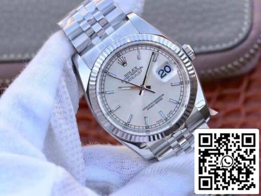 Rolex Datejust II 36 126334 AR Factory 1:1 Best Edition Swiss ETA3135 Rhodium Dial – Image 2