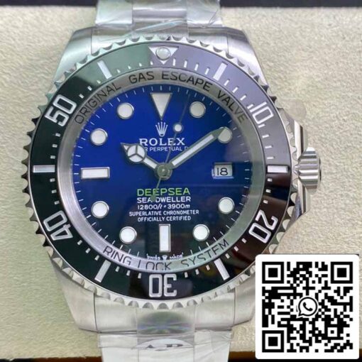 Rolex Deepsea Sea-Dweller 116660 “D-BLUE” AR Factory 1:1 Best Edition Swiss ETA3135 Blue/Black Dial