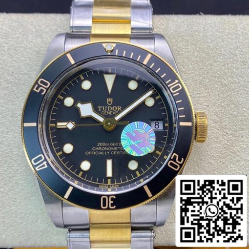 Tudor Heritage Black Bay M79733N-0002 ZF Factory 1:1 Best Edition Swiss ETA2824-2 Two Tone Stainless Steel Bracelet