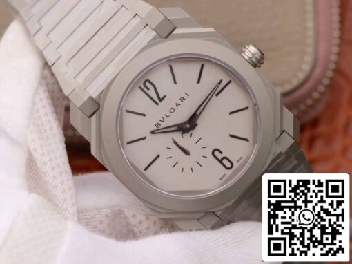 Bvlgari Octo Finissimo 103011 1:1 Best Edition BV Factory Silver Gray Dial - Image 9