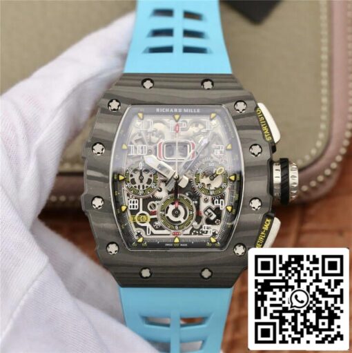 Richard Mille RM11-03 1:1 Best Edition KV Factory Blue Strap - Image 10