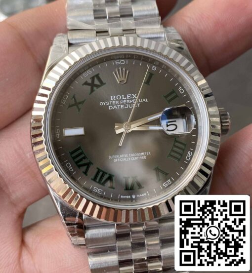 Rolex Datejust M126334-0022 41MM 1:1 Best Edition VS Factory Green Dial – Bild 8