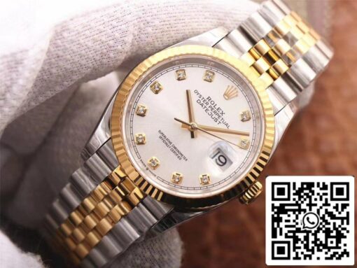 Rolex Datejust 126233 1:1 Best Edition EW Factory White Dial Swiss ETA3235 - immagine 9