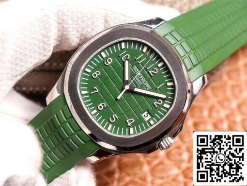 Patek Philippe Aquanaut 5168G 1:1 Best Edition ZF factory green dial Swiss Cal.324 SC - Image 8