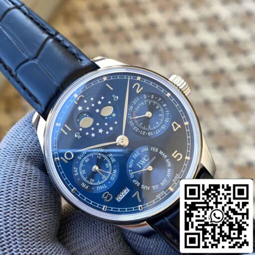 IWC Portuguese Perpetual Calendar IW503401 1:1 Best Edition APS Factory Blue Dial - Image 8