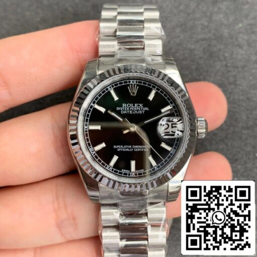 Rolex Datejust M178274-0034 1:1 Best Edition GS Factory Black Dial