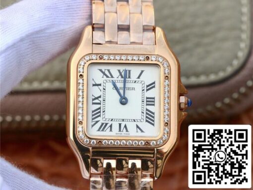 Panthere De Cartier WJPN0009 27MM 1:1 Best Edition 8848 Factory Diamond-set Beze