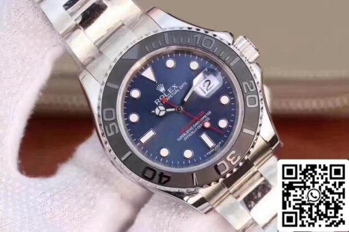 Rolex Yacht-Master 116622LN EW Factory 1:1 Best Edition Swiss ETA3135 Blue Dial - Image 7