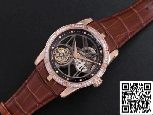 Roger Dubuis Excalibur RDDBEX0404 1:1 Best Edition JB Factory V3 Rose Gold Tourbillon Swiss RD505SQ - Image 8