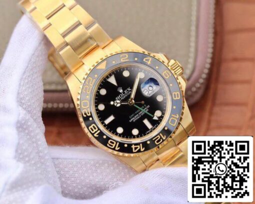 Rolex GMT Master II 116718 40mm EW Factory 1:1 Best Edition Swiss ETA2836 Black Dial - 이미지 9