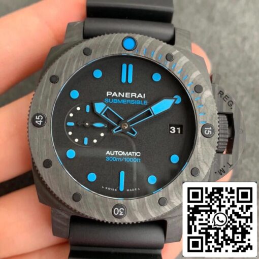 Panerai Submersible PAM00960 1:1 Best Edition VS Factory Black Dial