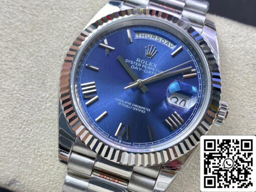 Rolex Day Date M228236-0007 1:1 Best Edition EW Factory Blue Dial - 이미지 9