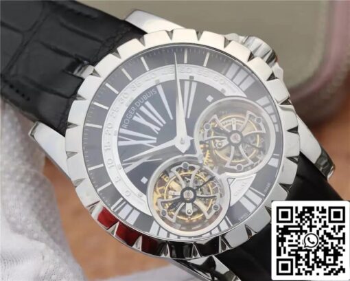 Roger Dubuis Excalibur RDDBEX0291 1:1 Best Edition JB Factory Tourbillon White Shell Black Dial - 이미지 7