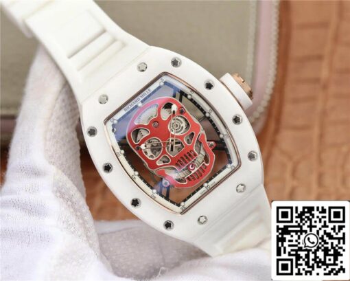 Richard Mille RM52-01 1:1 Best Edition KV Factory White Ceramic - Image 9