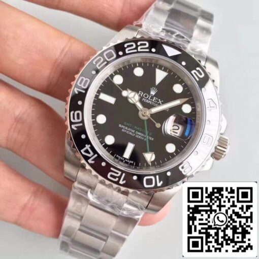 Rolex GMT-Master II 116710LN Noob Factory Black Dial 1:1 Best Edition Swiss ETA2836-2 - Image 8