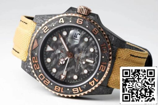 Rolex GMT-MASTER II Diw 1:1 Best Edition Yellow Fabric Strap - Image 9