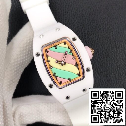 Richard Mille RM-07 Bon Bon 1:1 Best Edition RM Factory White Ceramic Case - Image 2