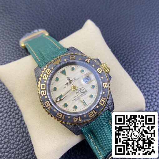 Rolex GMT-MASTER II Diw 1:1 Best Edition Green Fabric Strap - Image 10