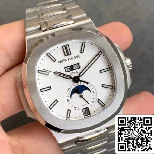 Patek Philippe Nautilus 5726/1A-010 1:1 Best Edition GR Factory White Dial