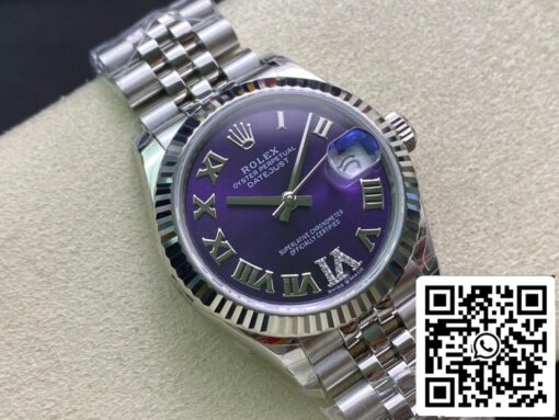 Rolex Datejust M178274-0088 1:1 Best Edition EW Factory Purple Dial – Bild 8